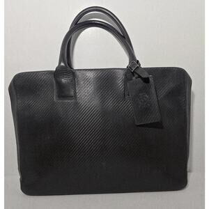 Alfred Dunhill Textured Leather Briefcase Document Case Made in Spain
